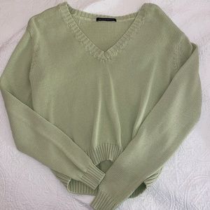 Brandy Melville lime green sweater